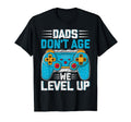 Dads Dont Age We Leveled Up Funny Dad T-Shirt - Custom Art Print Unisex - T-Shirt, Sweatshirt, Hoodie