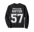 Number 57 Custom Proud Soccer Sweatshirt - Casual Everyday Wear Unisex - T-Shirt, Sweatshirt, Hoodie