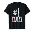 Number One Baseball Dad Fathers T-Shirt - Casual Everyday Wear for Adults - T-Shirt, Sweatshirt, Hoodie