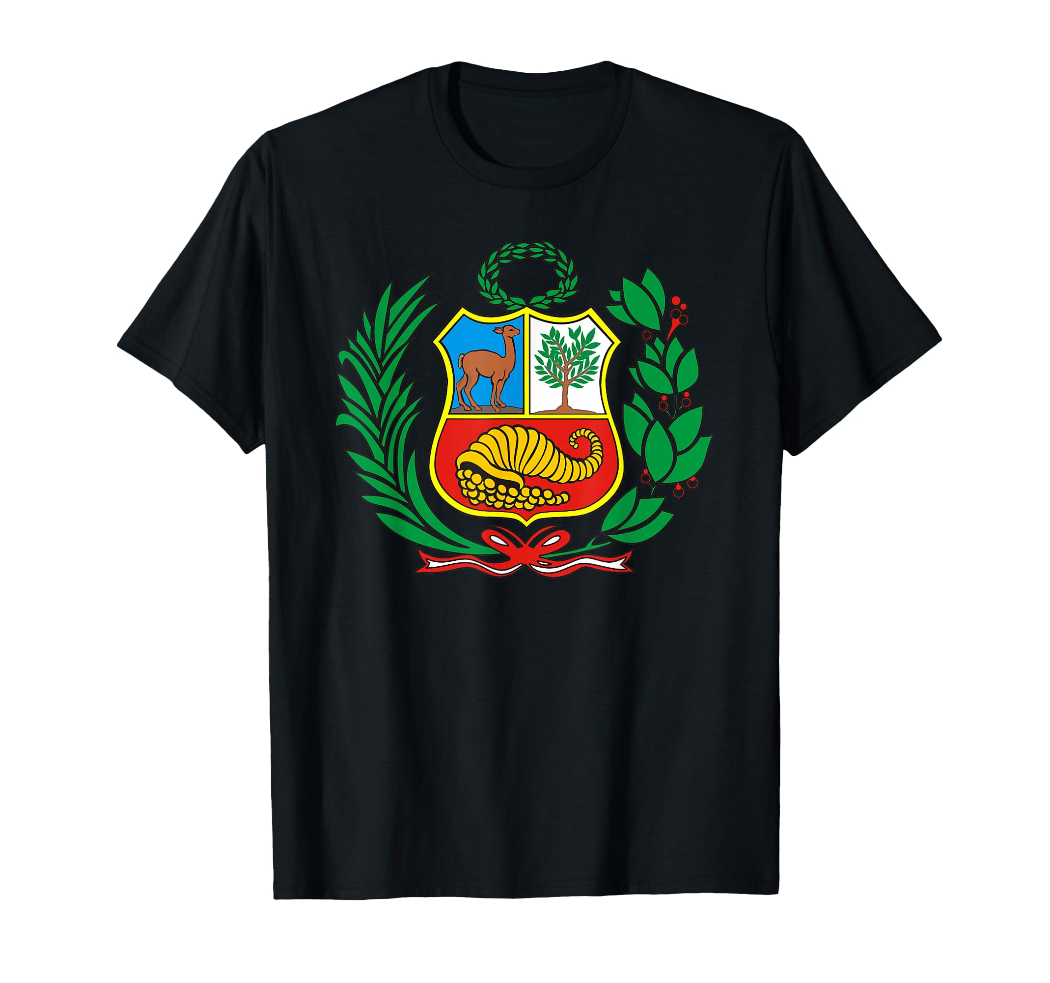 Peru Peruvian Escudo Coat Arms Soccer T-Shirt - Unique Graphic Unisex - T-Shirt, Sweatshirt, Hoodie