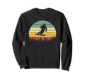 Ski Sunset Skier Skiing Dad Ski Sweatshirt - Fun Novelty Design for Adults - T-Shirt, Sweatshirt, Hoodie