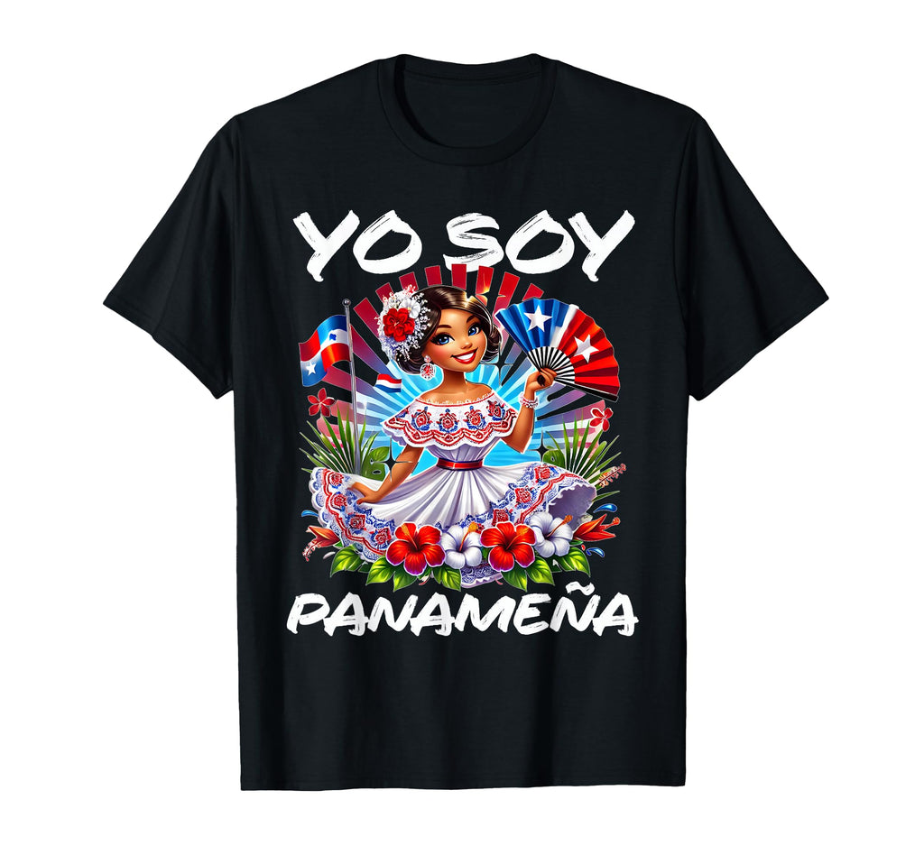 Yo Soy Paname Panama Pollera T-Shirt - Casual Everyday Wear Unisex - T-Shirt, Sweatshirt, Hoodie