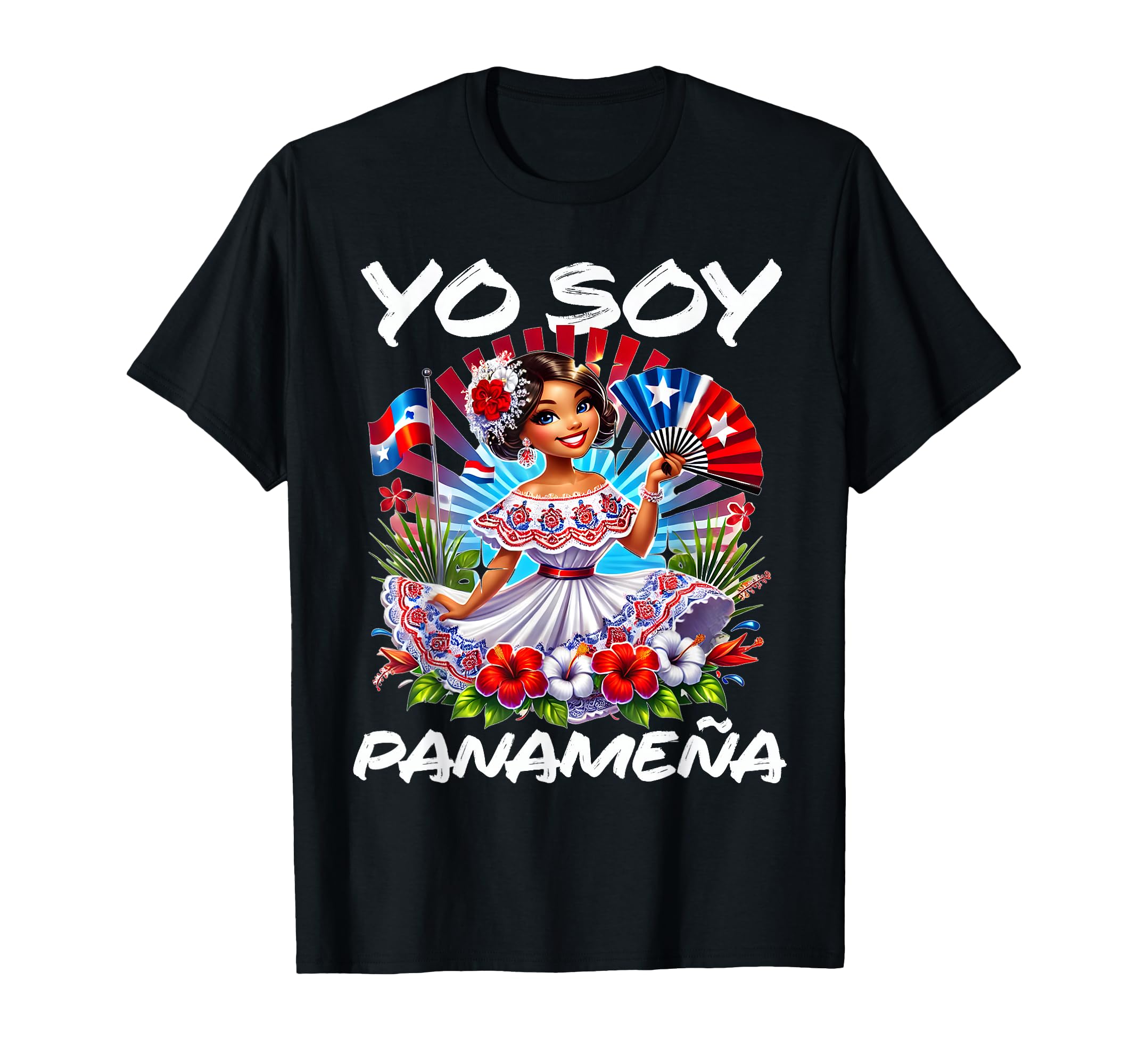 Yo Soy Paname Panama Pollera T-Shirt - Casual Everyday Wear Unisex - T-Shirt, Sweatshirt, Hoodie