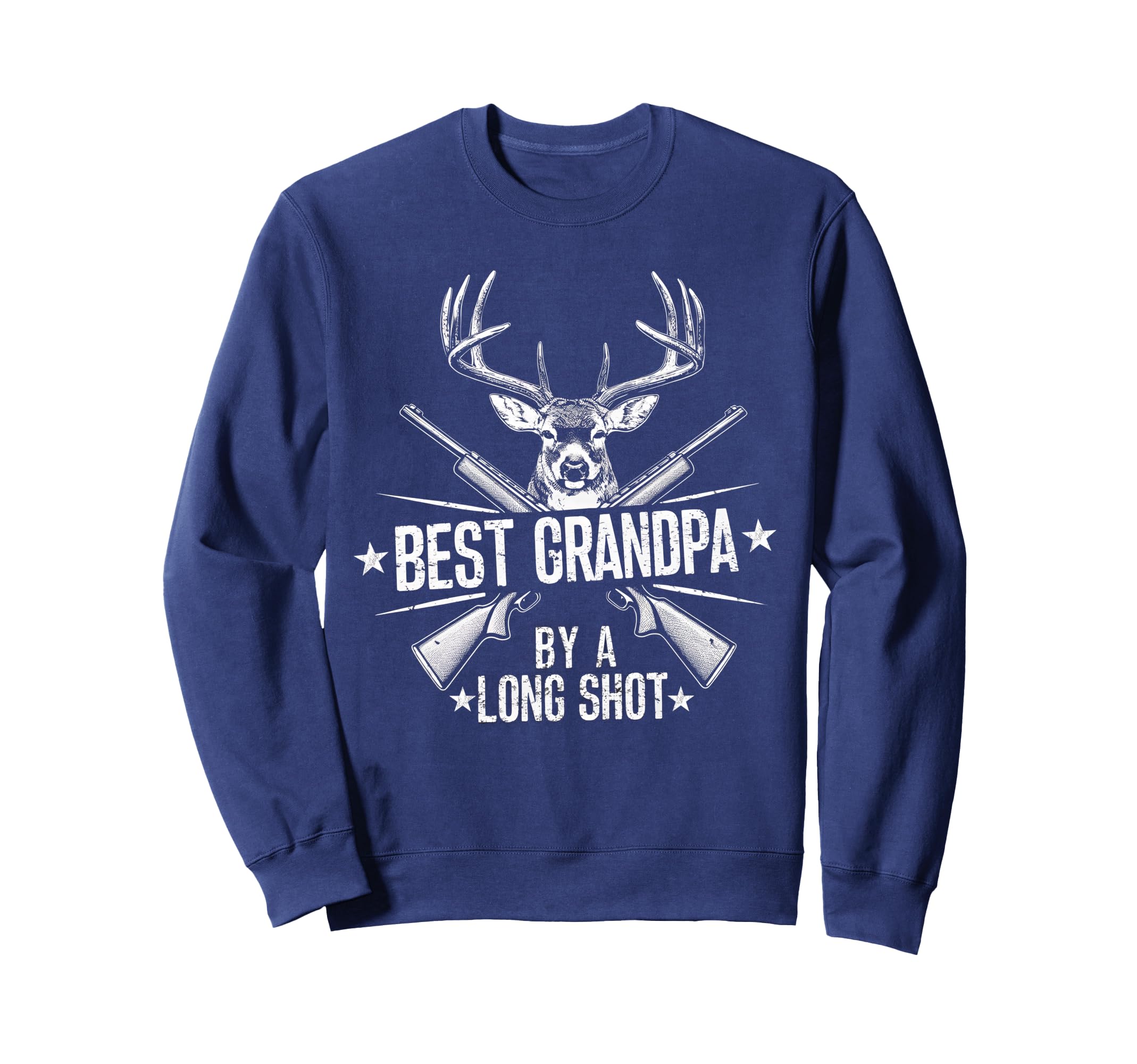 Best Grandpa Long Shot Deer Hunting Sweatshirt - Novelty Apparel for Adults - T-Shirt, Sweatshirt, Hoodie