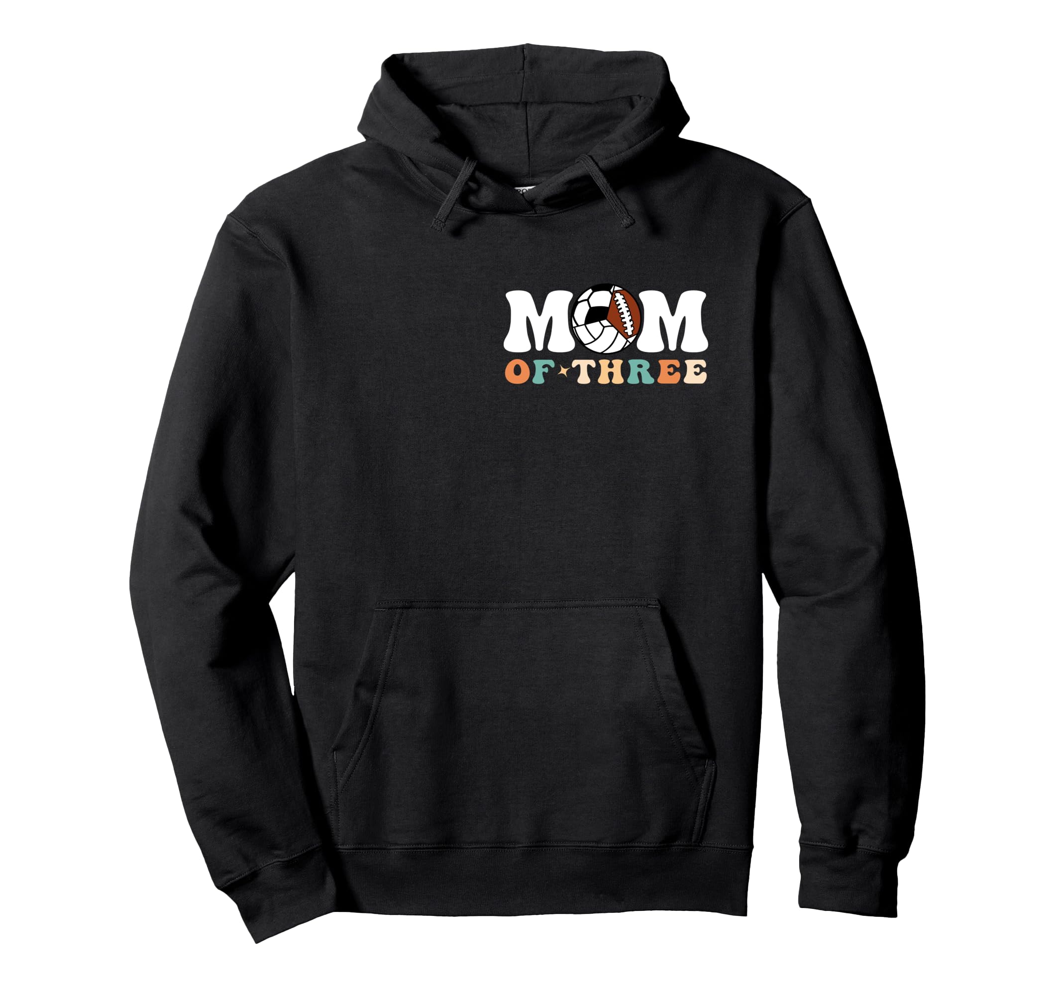 My Volleyball Soccer Football Mom Era 2 Hoodie - Trendy Graphic for Adults - T-Shirt, Sweatshirt, Hoodie