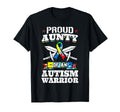 Proud Aunty Autism Warrior Autistic T-Shirt - Custom Art Print for Adults - T-Shirt, Sweatshirt, Hoodie