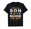Proud Son Nurse Est 2026 Rn Mom Dad T-Shirt - Trendy Graphic Unisex - T-Shirt, Sweatshirt, Hoodie