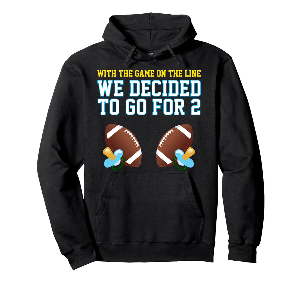 Dad Twins Mom Twins Football Hoodie - Unique Graphic Men Women - T-Shirt, Sweatshirt, Hoodie