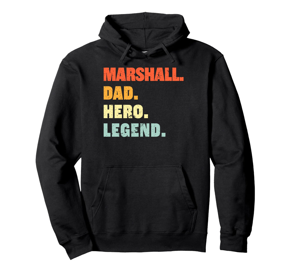 Marshall Dad Hero Legend Personalized Hoodie - Aesthetic Graphic Unisex - T-Shirt, Sweatshirt, Hoodie