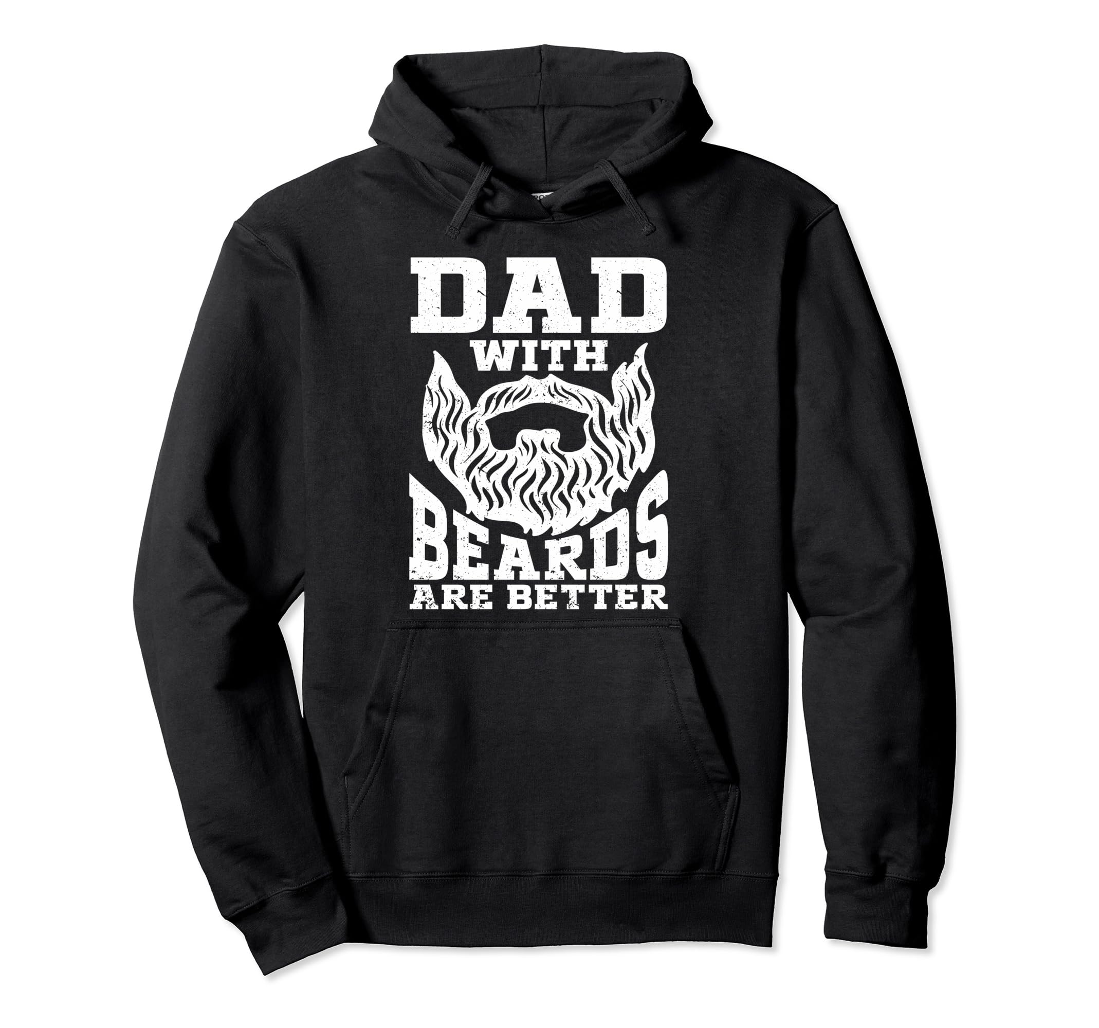 Bearded Dad Beard Dads Beards Are Better Hoodie - Minimalist Print Unisex - T-Shirt, Sweatshirt, Hoodie