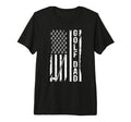 Mens Golf Dad Us Flag Golfer Dad Golf T-Shirt - Minimalist Print Unisex - T-Shirt, Sweatshirt, Hoodie