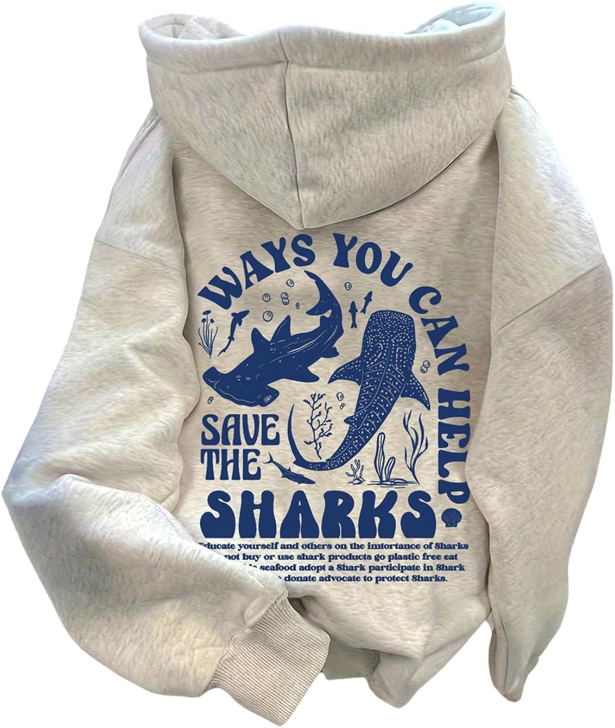 Women's Whale Shark Graphic Oversized Ocean Beach - Adult & Kids T-Shirts, Sweatshirts & Hoodies apparel design preview 1