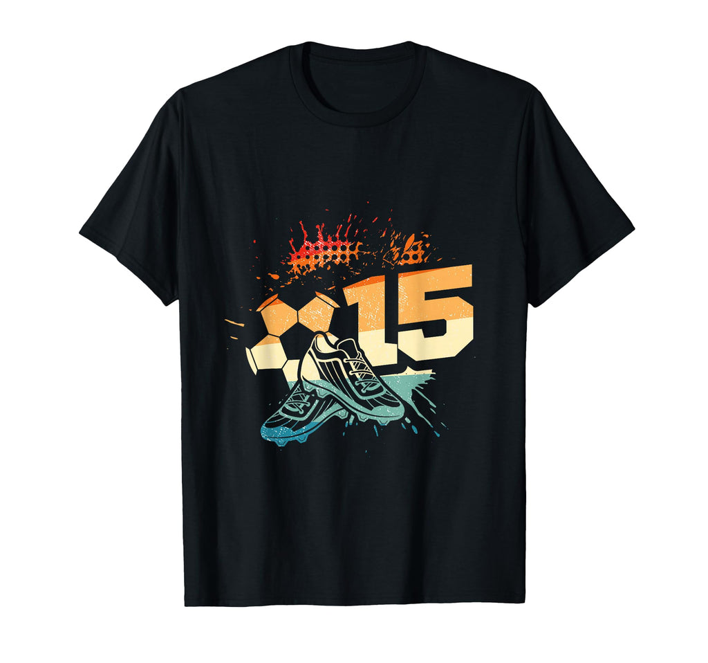 15Th Birthday Soccer Player T-Shirt - Aesthetic Graphic for Adults - T-Shirt, Sweatshirt, Hoodie