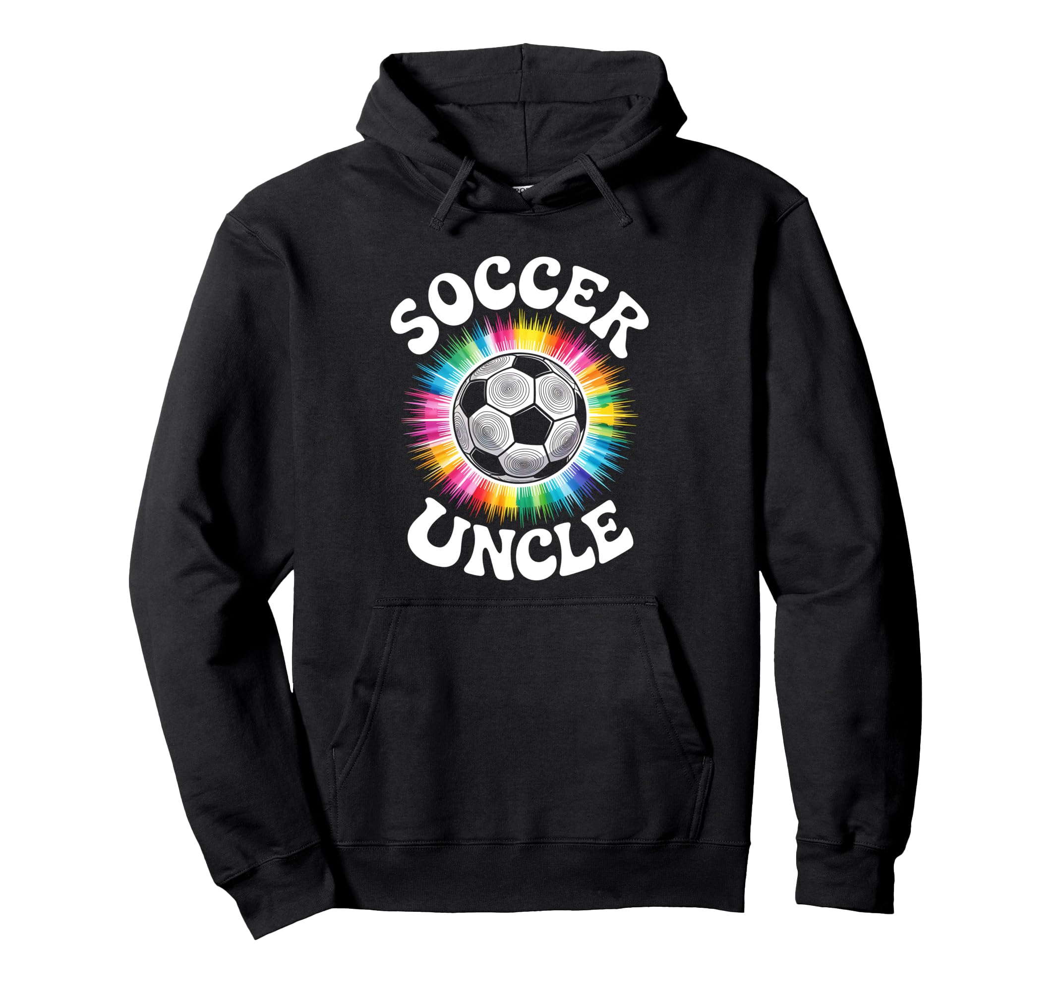 Soccer Uncle Tie Dye Hoodie - Novelty Apparel for Adults - T-Shirt, Sweatshirt, Hoodie
