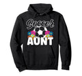 Soccer Aunt Family Matching Hoodie - Casual Everyday Wear Men Women - T-Shirt, Sweatshirt, Hoodie