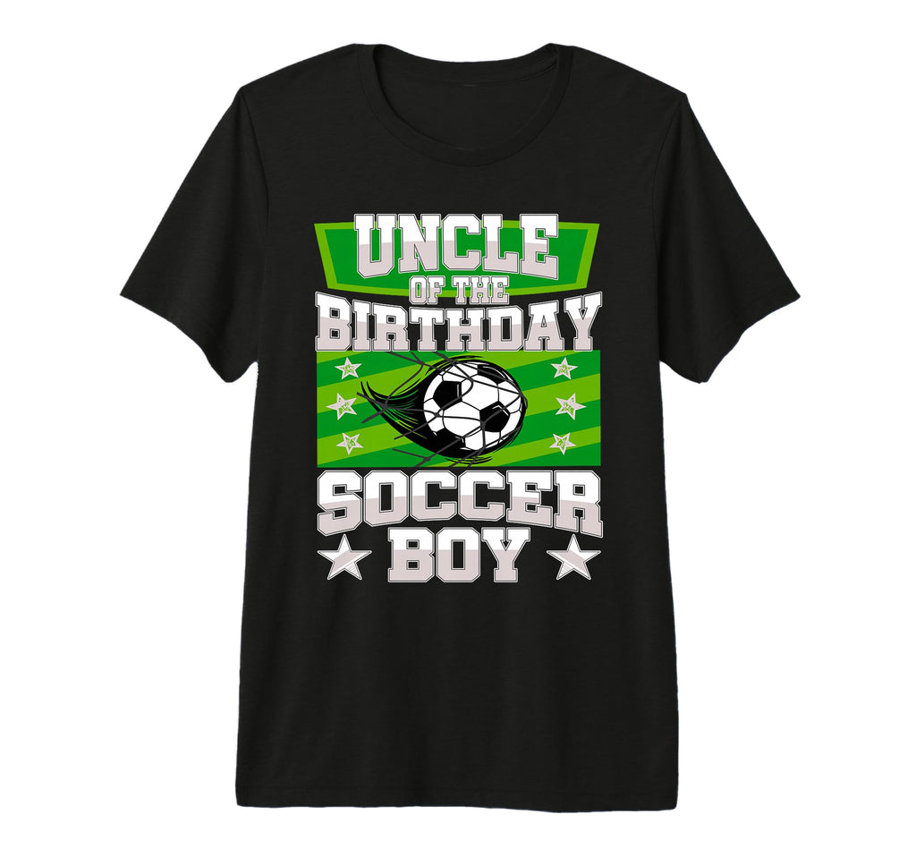Uncle Birthday Matching Family Soccer T-Shirt - Graphic Print Men Women - T-Shirt, Sweatshirt, Hoodie