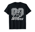 Go Cheer Wolves Sports Name Gifts T-Shirt - Unique Graphic for Adults - T-Shirt, Sweatshirt, Hoodie