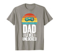 Dad Level Unlocked Art Gamer Dad New T-Shirt - Custom Art Print for Adults - T-Shirt, Sweatshirt, Hoodie