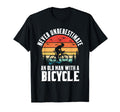 Never Underestimate Old Bicycle T-Shirt - Novelty Apparel Men Women - T-Shirt, Sweatshirt, Hoodie