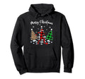 Matching Family Buffalo Plaid Soccer Player Hoodie - Unique Graphic Unisex - T-Shirt, Sweatshirt, Hoodie