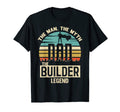 Myth Legend Dad Builder T-Shirt - Custom Art Print Men Women - T-Shirt, Sweatshirt, Hoodie