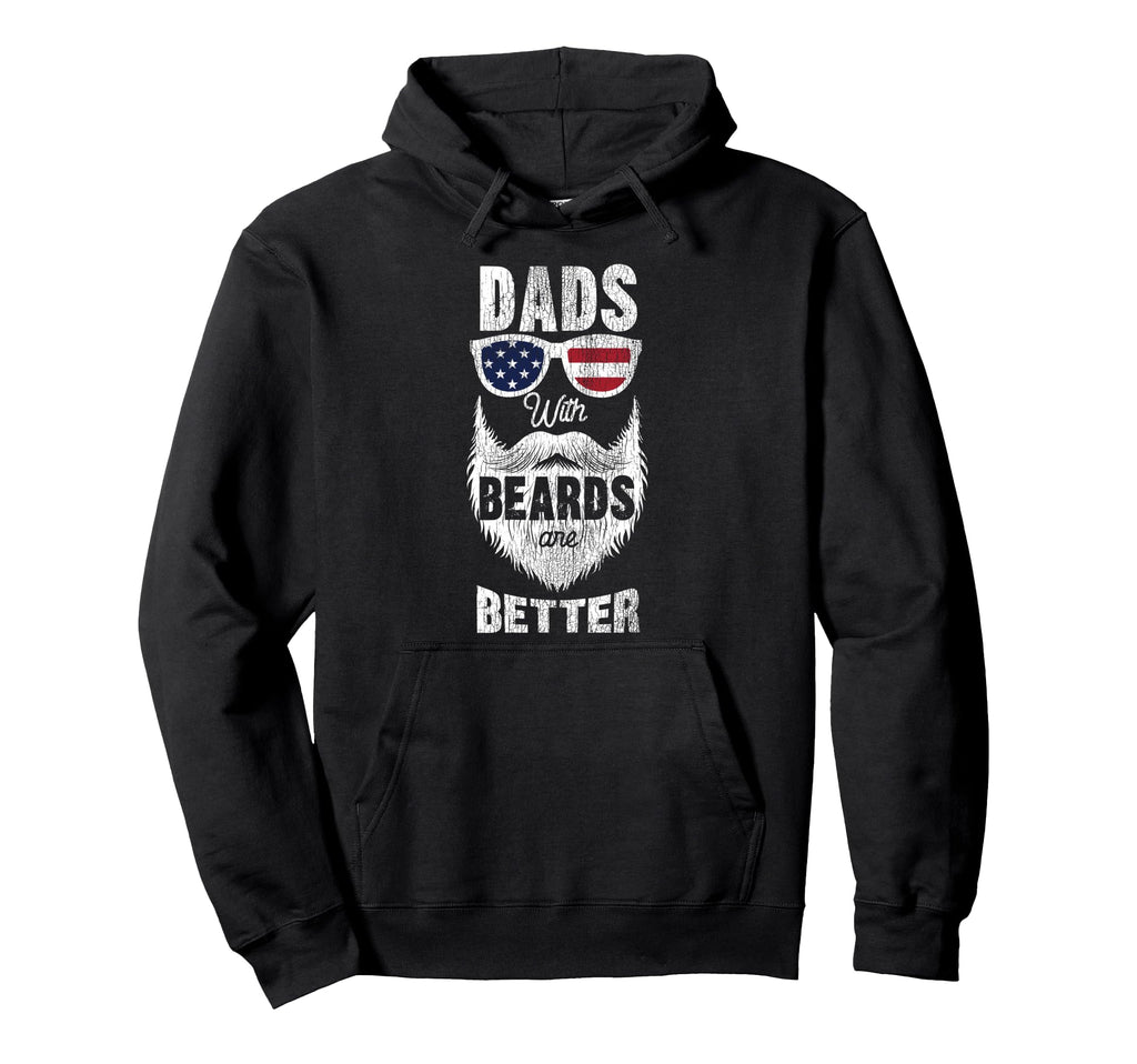 Beard Lover Bearded Dad Dads Hoodie - Casual Everyday Wear Men Women - T-Shirt, Sweatshirt, Hoodie