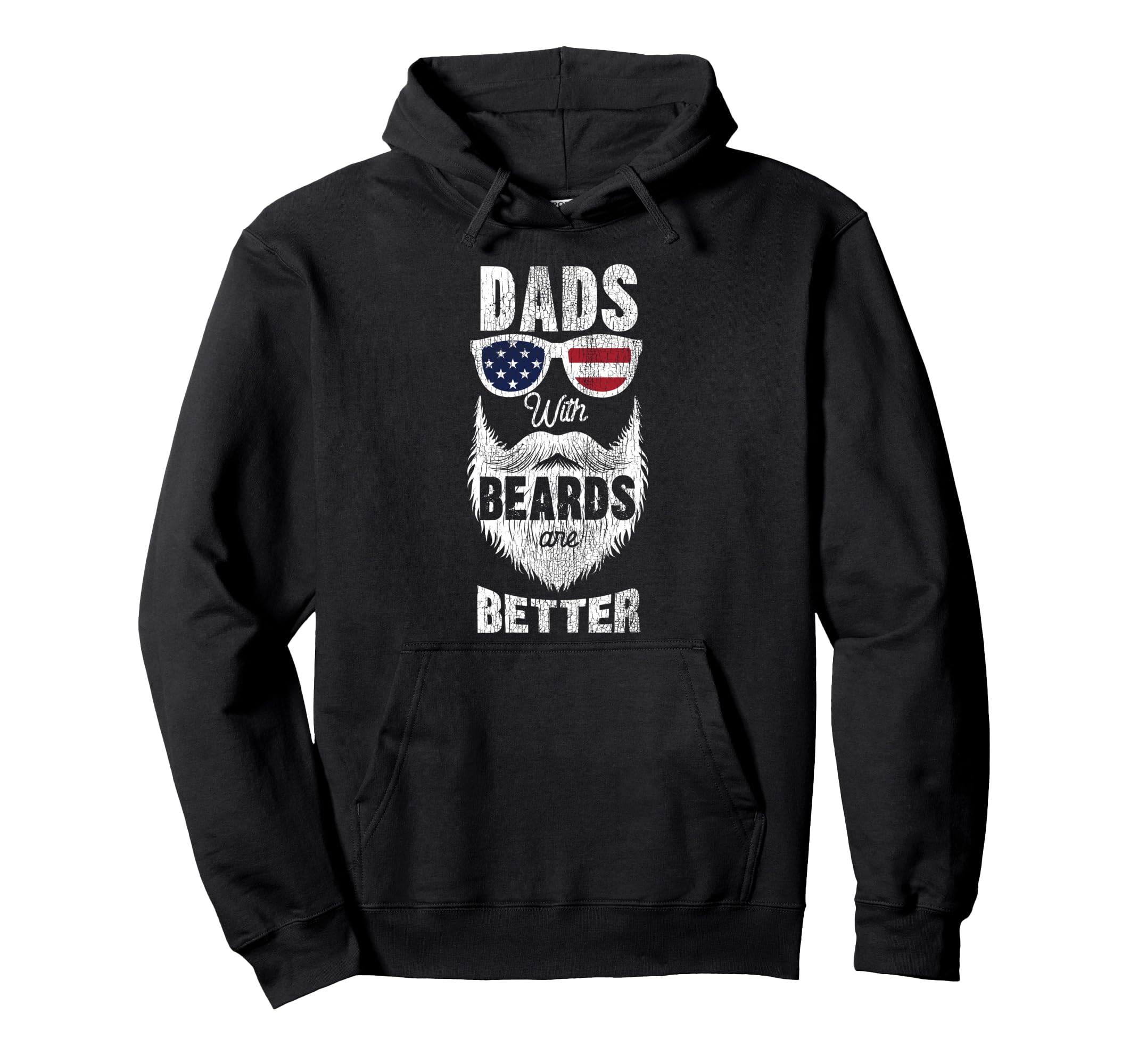 Beard Lover Bearded Dad Dads Hoodie - Casual Everyday Wear Men Women - T-Shirt, Sweatshirt, Hoodie