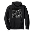 Pug Biker Funny Costume Meme Dad Motorbike Hoodie - Streetwear Style Unisex - T-Shirt, Sweatshirt, Hoodie