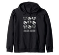 Soccer Sister Outfit Game Day Hoodie - Novelty Apparel for Adults - T-Shirt, Sweatshirt, Hoodie
