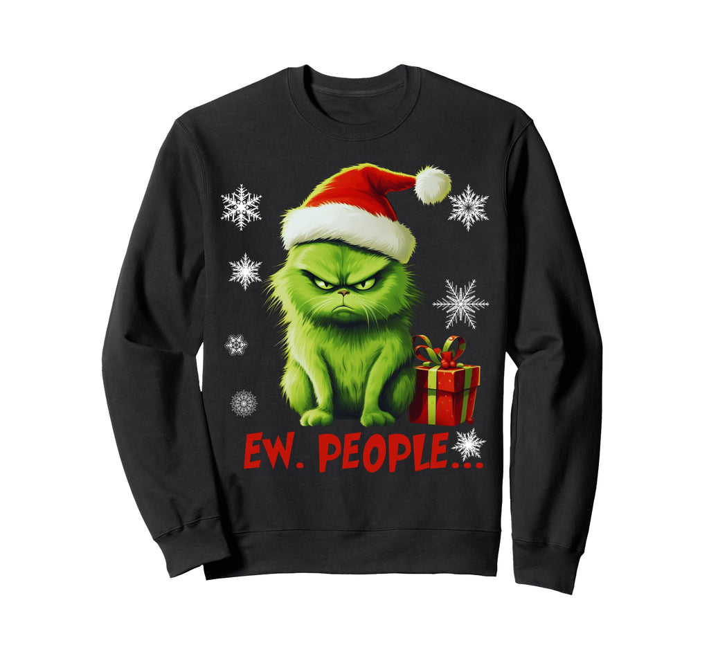 Cat Ew People Funny Meowy Gift Sweatshirt - Streetwear Style for Adults - T-Shirt, Sweatshirt, Hoodie