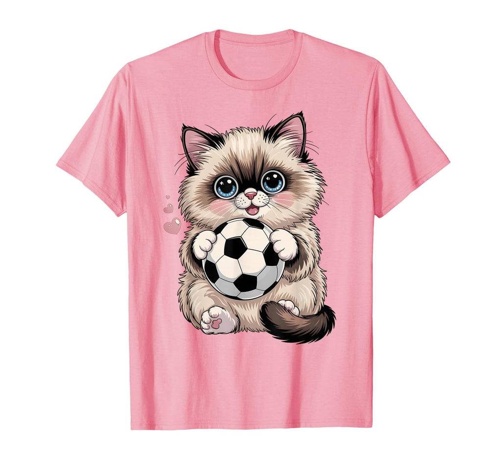 Soccer Birman Just Who Loves Cats Gym T-Shirt - Novelty Apparel for Adults - T-Shirt, Sweatshirt, Hoodie