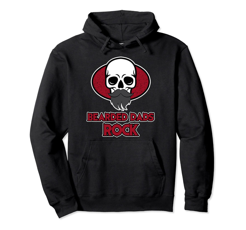 Bearded Dads Skirt Dads And Rock Fans Hoodie - Graphic Print for Adults - T-Shirt, Sweatshirt, Hoodie