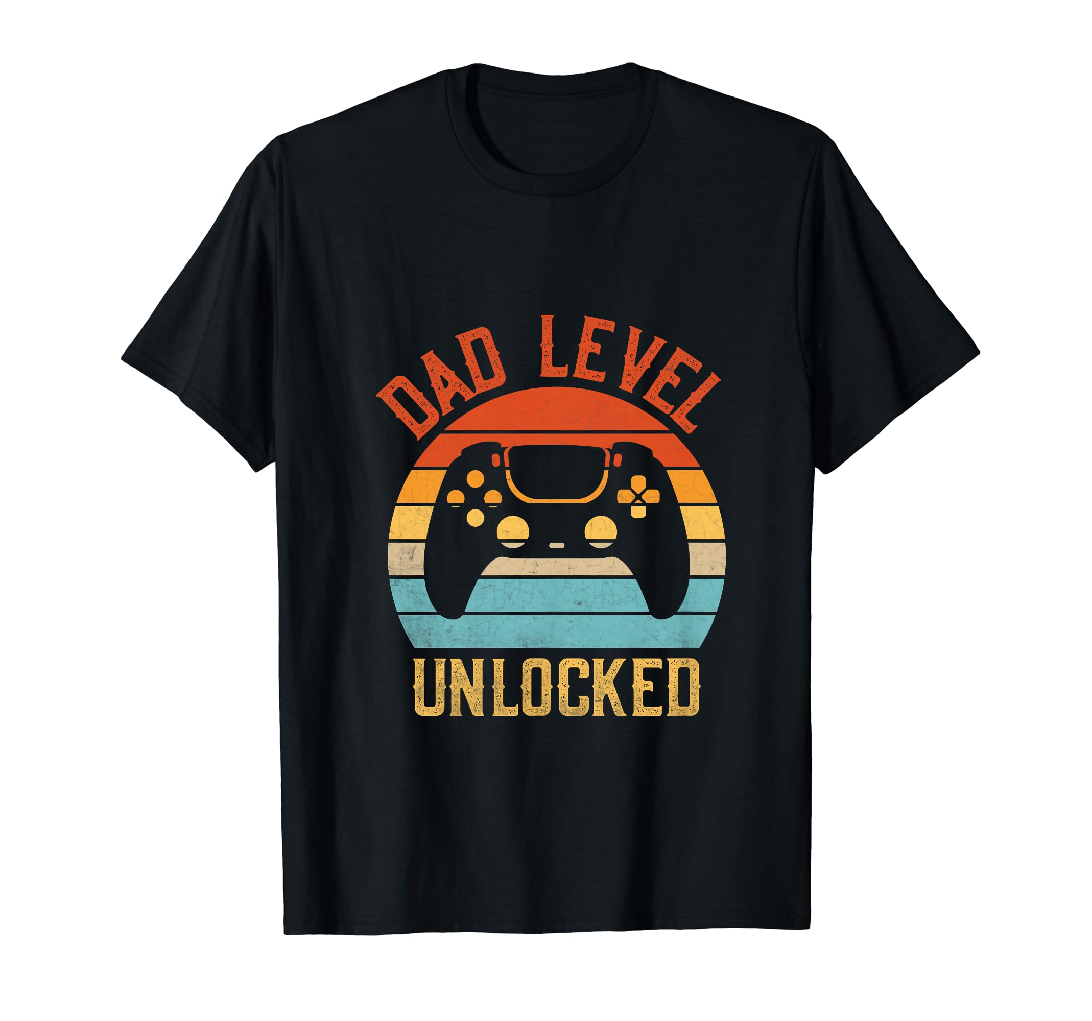 Gaming Dad Level Dad Game Controller T-Shirt - Minimalist Print Unisex - T-Shirt, Sweatshirt, Hoodie