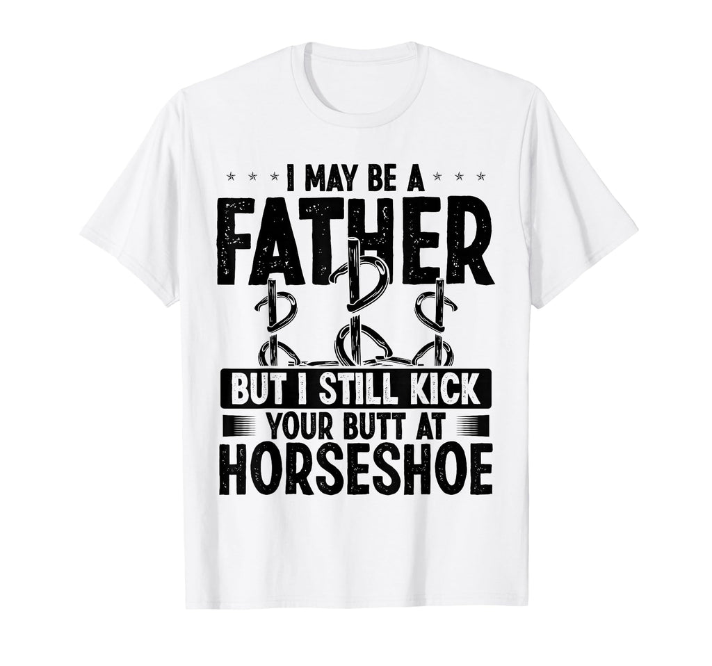Horseshoe Team Fathers Day T-Shirt - Casual Everyday Wear Men Women - T-Shirt, Sweatshirt, Hoodie