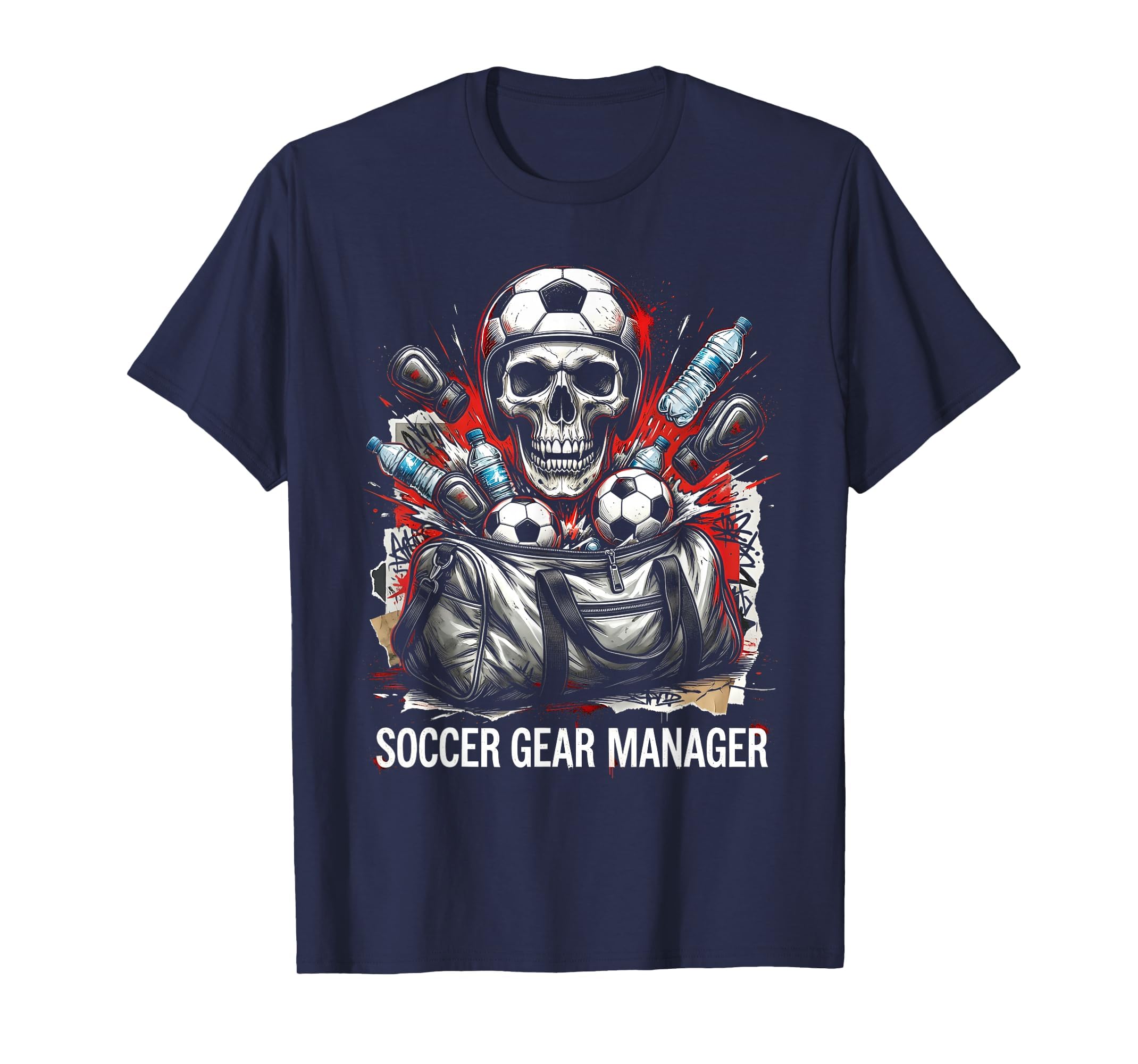 Soccer Gear Manager Mom T-Shirt - Trendy Graphic for Adults - T-Shirt, Sweatshirt, Hoodie