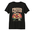 Proud Soccer Mom Sunset Vibes Tri T-Shirt - Minimalist Print Men Women - T-Shirt, Sweatshirt, Hoodie