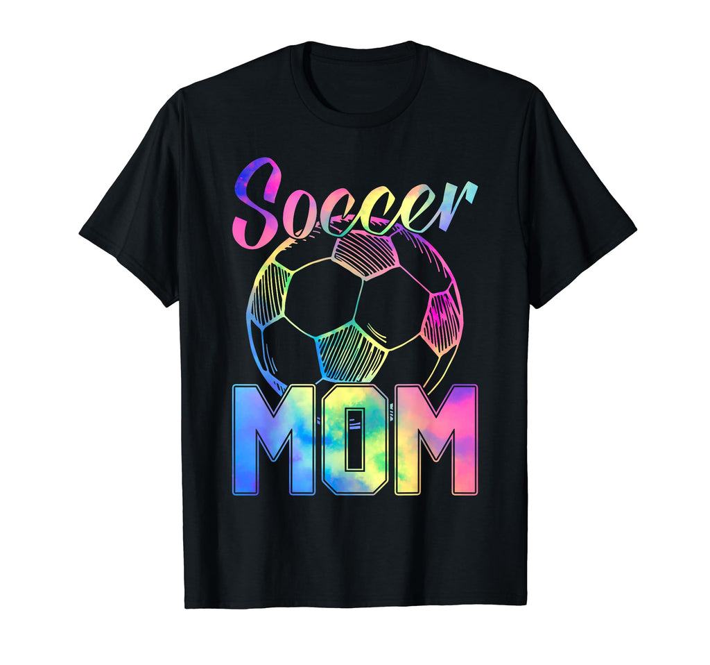 Soccer Mom Tie Dye Family Player Soccer T-Shirt - Aesthetic Graphic Unisex - T-Shirt, Sweatshirt, Hoodie