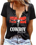 Retro Western Cowboy Women Country Music Cute Cattle - Adult & Kids T-Shirts, Sweatshirts & Hoodies apparel design preview 1