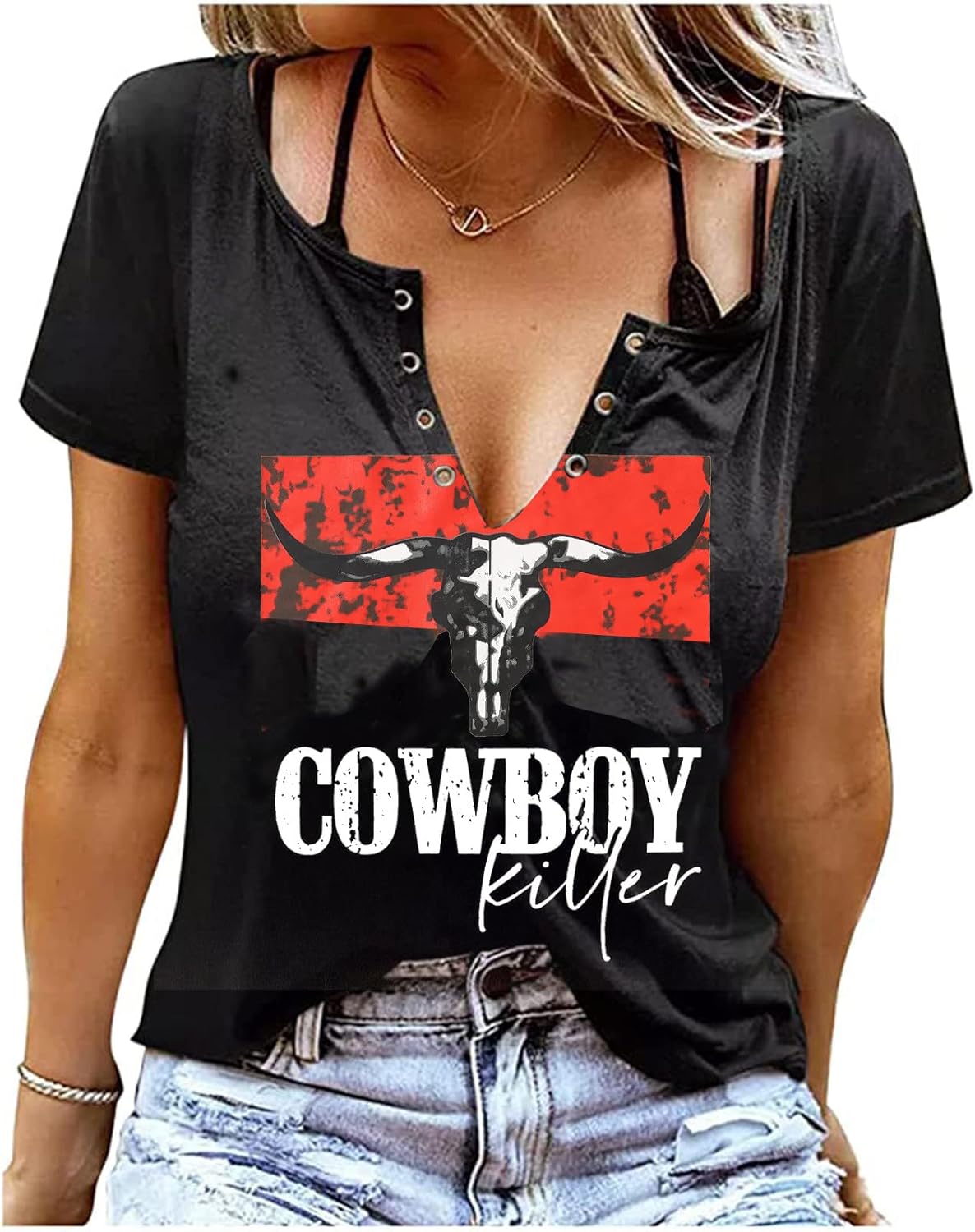 Retro Western Cowboy Women Country Music Cute Cattle - Adult & Kids T-Shirts, Sweatshirts & Hoodies apparel design preview 1