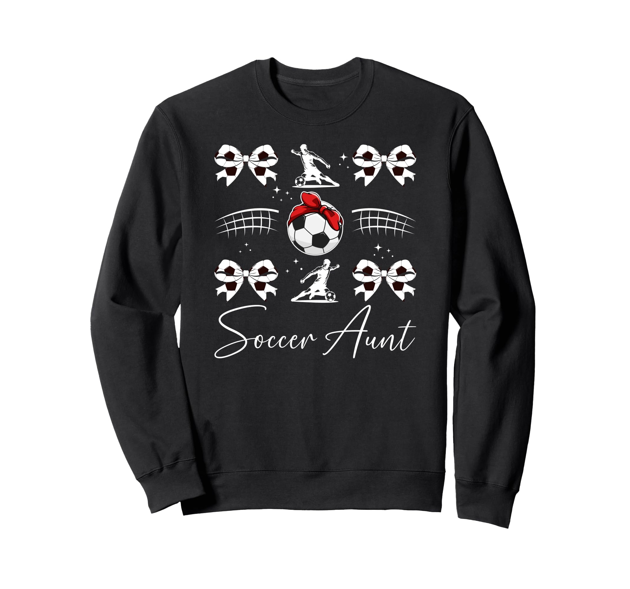 Soccer Aunt Soccer Player Auntie Sweatshirt - Aesthetic Graphic Unisex - T-Shirt, Sweatshirt, Hoodie