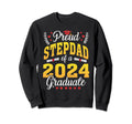 Proud Stepdad 2024 Graduate Senior Sweatshirt - Graphic Print Unisex - T-Shirt, Sweatshirt, Hoodie
