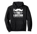 I Mustache You Question Funny Beard Hoodie - Fun Novelty Design for Adults - T-Shirt, Sweatshirt, Hoodie