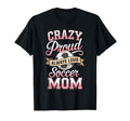 Crazy Proud Always Loud Soccer Mom T-Shirt - Custom Art Print Men Women - T-Shirt, Sweatshirt, Hoodie