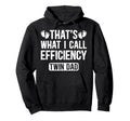 Twin Dad Twin Father Twins Funny Dad Twins Hoodie - Graphic Print Men Women - T-Shirt, Sweatshirt, Hoodie