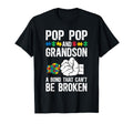 Proud Autism Pop Pop And Grandson T-Shirt - Aesthetic Graphic Unisex - T-Shirt, Sweatshirt, Hoodie