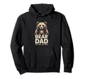 Bear Dad 100 Percent Wild 100 Hoodie - Aesthetic Graphic for Adults - T-Shirt, Sweatshirt, Hoodie