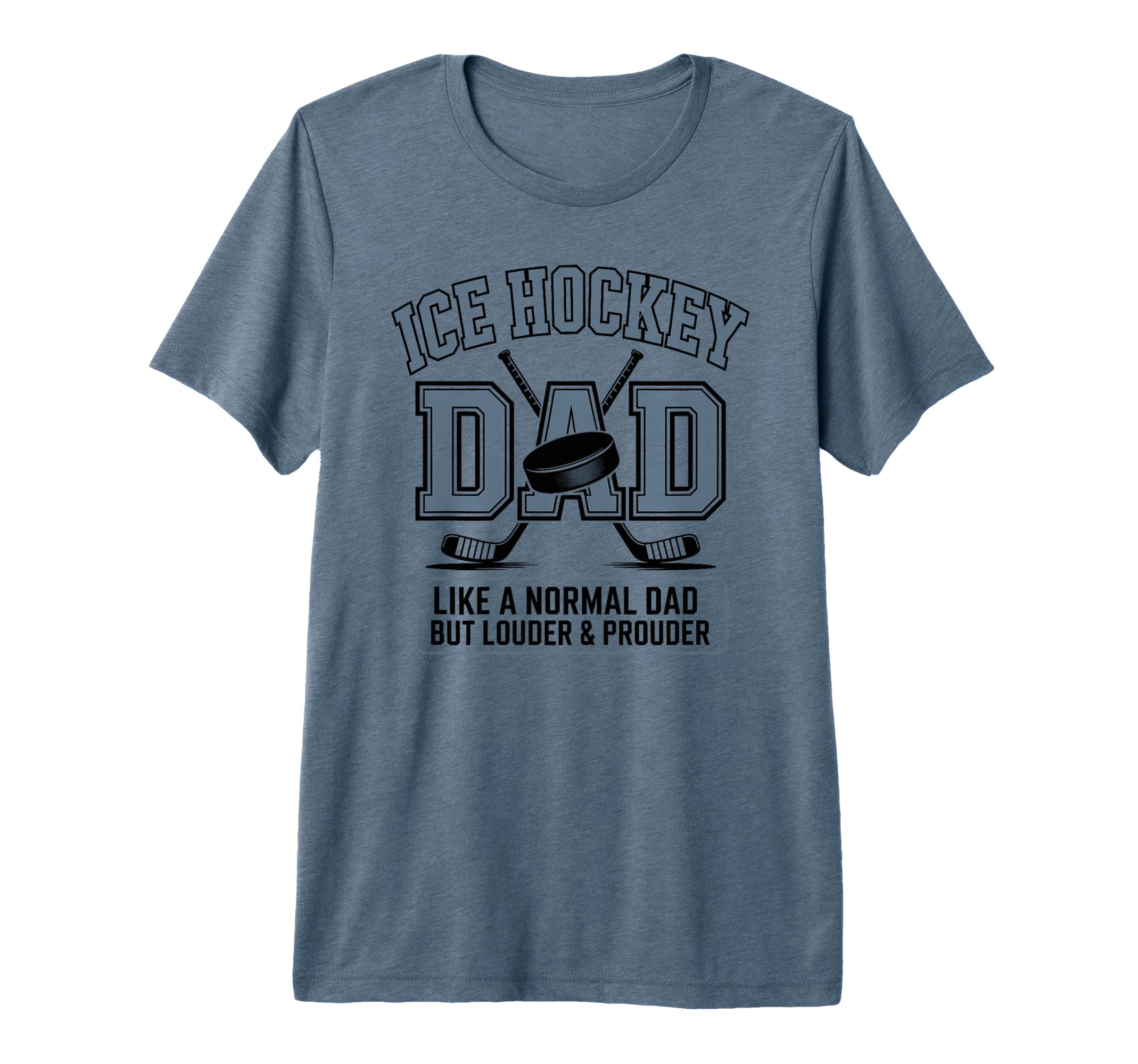 Mens Ice Hockey Dad Like Normal Dad But T-Shirt - Graphic Print for Adults - T-Shirt, Sweatshirt, Hoodie