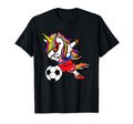Funny Dabbing Unicorn Slovakia T-Shirt - Casual Everyday Wear Unisex - T-Shirt, Sweatshirt, Hoodie