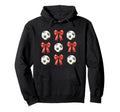 Soccer Mom Red Coquette Bow Hoodie - Minimalist Print Men Women - T-Shirt, Sweatshirt, Hoodie