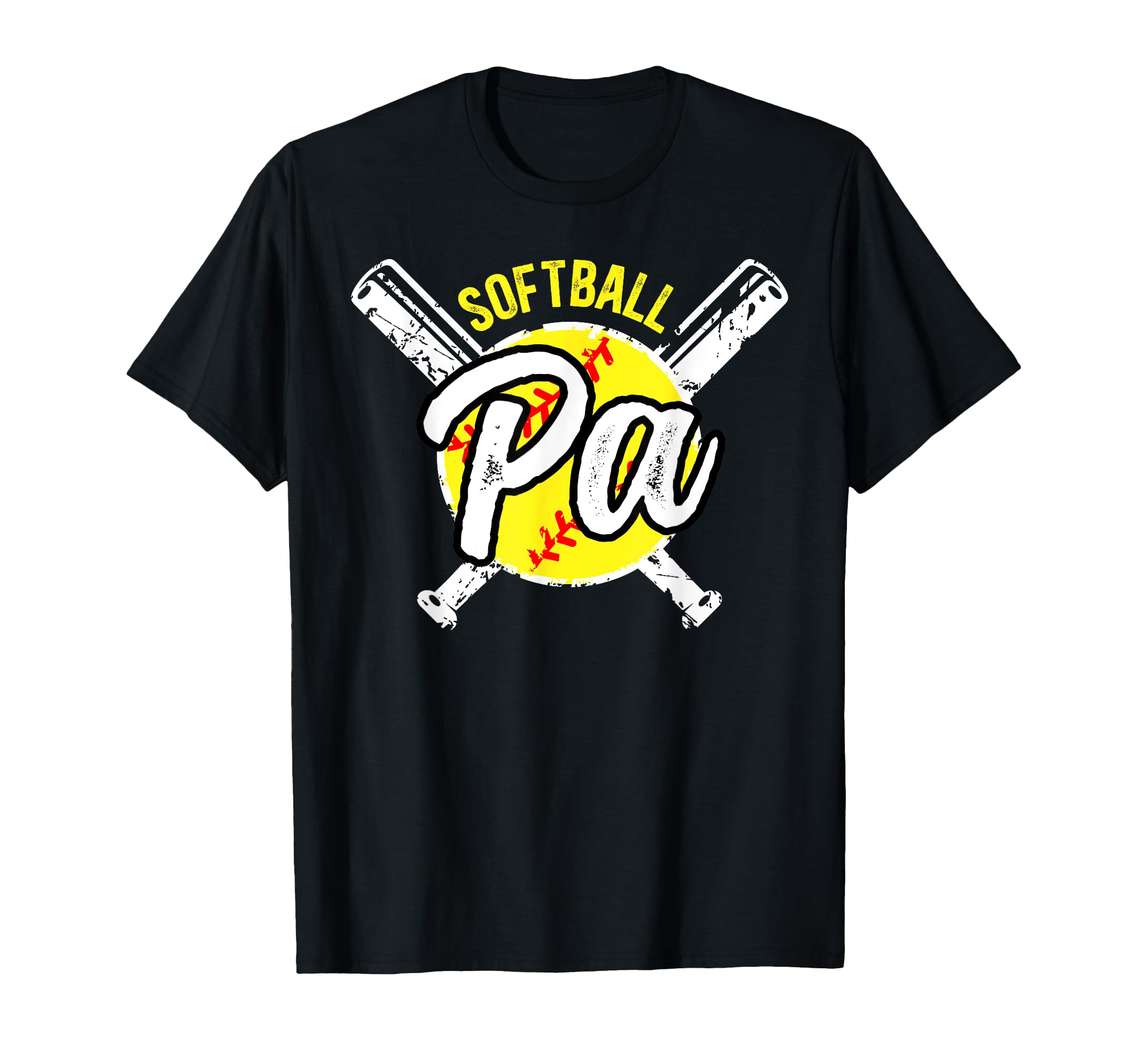 Softball Pa Grandpa Pa Softball T-Shirt - Fun Novelty Design Men Women - T-Shirt, Sweatshirt, Hoodie
